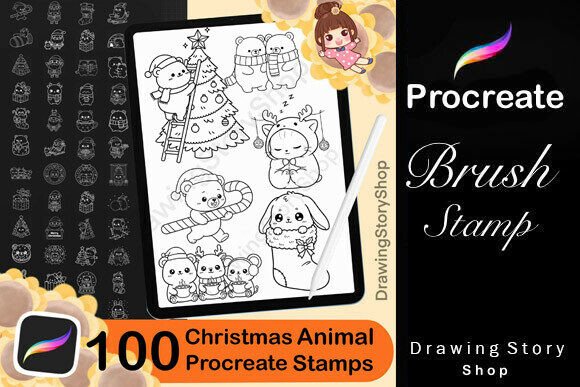 100 Christmas Animal Procreate Stamps: Strategic Value for Digital Artists and Creative Entrepreneurs