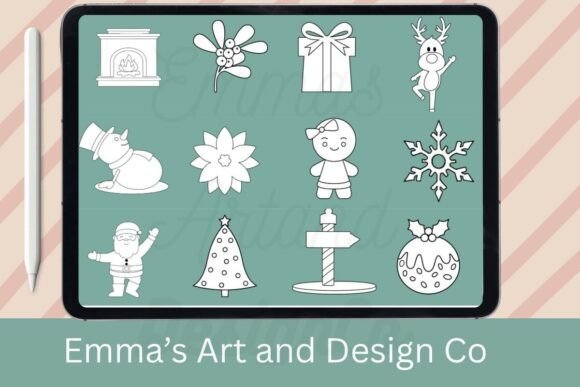 12 Christmas Procreate Stamps: A Practical Toolkit for Holiday Digital Art