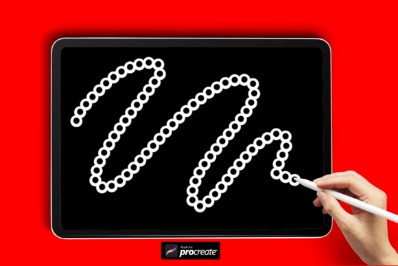 Enhancing Digital Artistry with the Polka Liner Procreate Brush