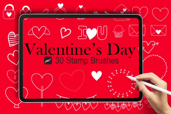 Romantic Stamps for Procreate: A Creative Tool for Expressing Love and Style