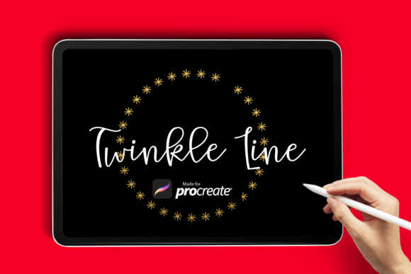 Twinkle Line Brush for Procreate: Add Whimsy and Wonder to Your Digital Art